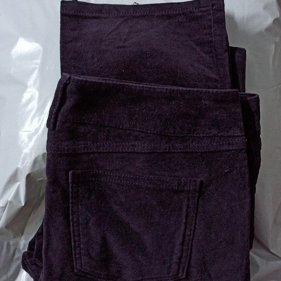 Zara Velvet Purple Jeans - Picture 9 of 10